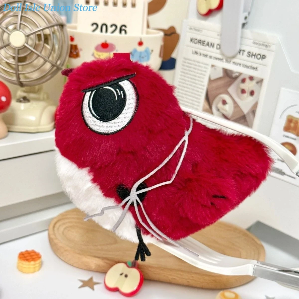 Anime Identity Ⅴ The Knight Attributes 10cm Doll Rebellious Melody Bird Q Version Pendant Body Figurine Plushie Plush Toy