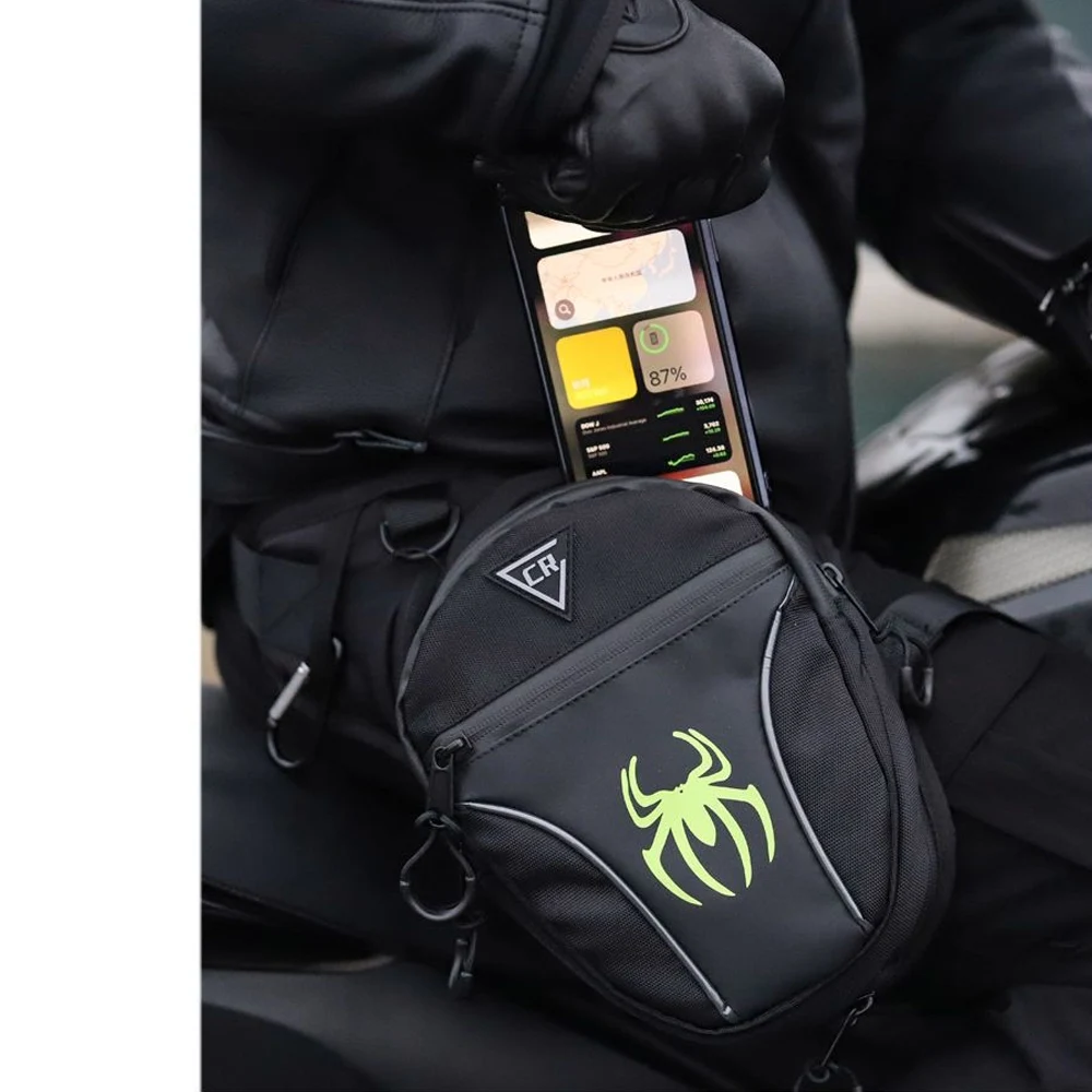 

waterproof backpack waist bag For motorcycle multi-functional cycling leg bag men's/women's reflective diagonal cross bag