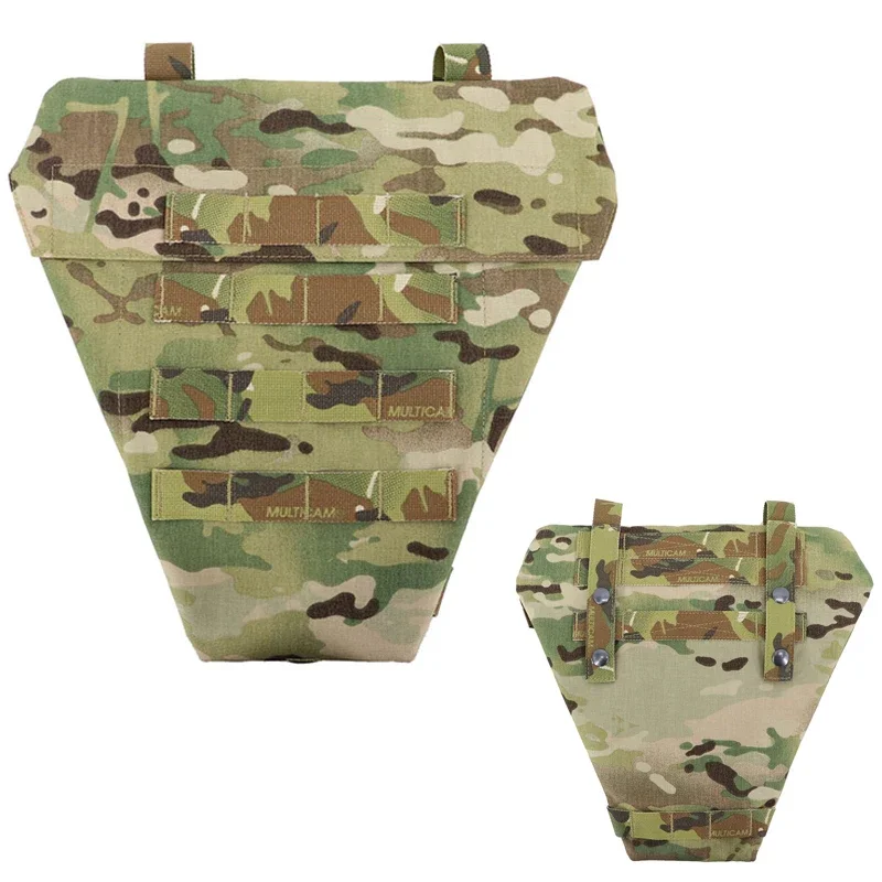 Tactical Crotch Protection Bag Airsoft Vest Molle Plate Expansion Pouch Gear Lower Abdomen Platform Panel Pouch