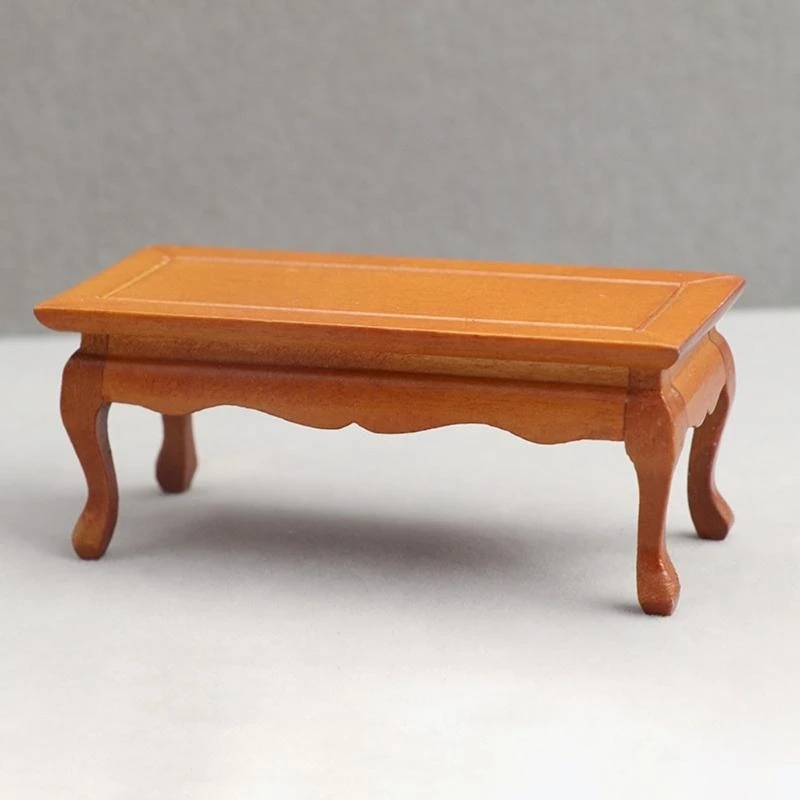 جذابة دمية صغيرة الأثاث دمية الجدول مجلس الوزراء حية تصميم الخشب دمية الأثاث جودة الأثاث 15UB