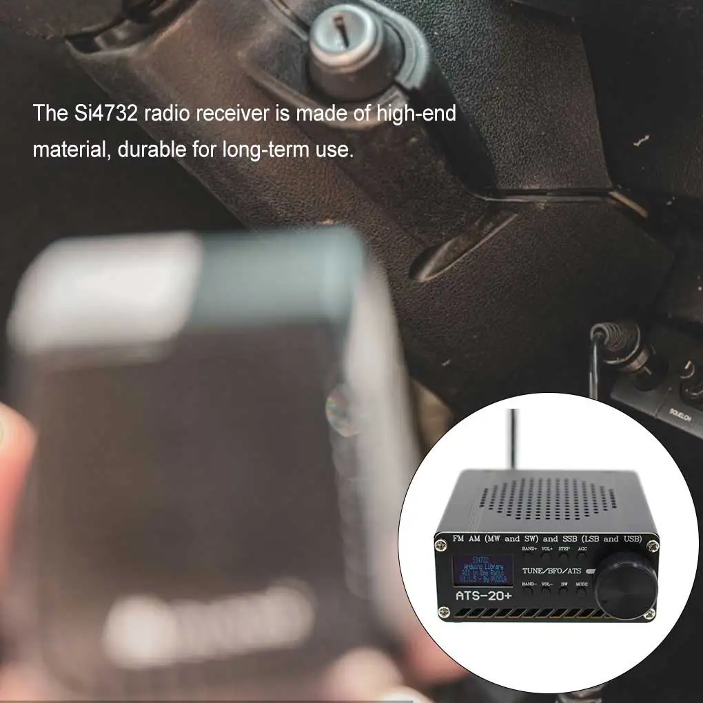 ATS-20  Plus Si4732 Radio With Antenna Sustainable Frequency Consumer Electronics Radiogram Receiver All Band Radios