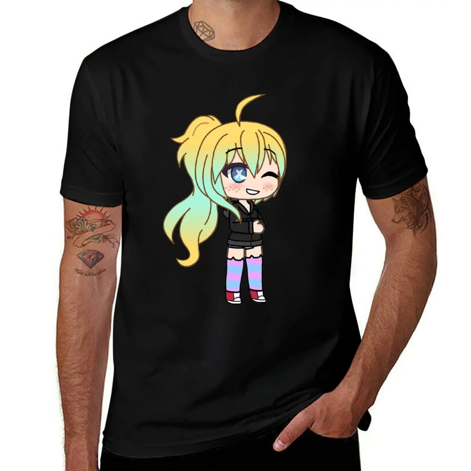 Gacha Life Girl with Cute GLMM Gacha life series. T-Shirt Cool Dry Performance T-Shirt