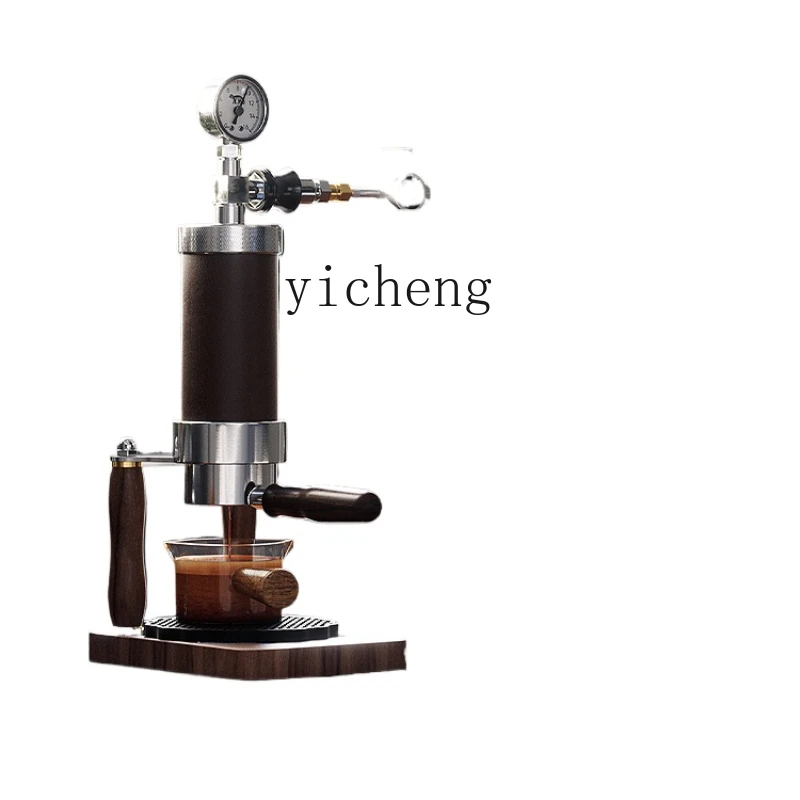 ZC Pneumatic Coffee Machine Small Household Manual Pressure Thickener Outdoor Portable Hand Crank