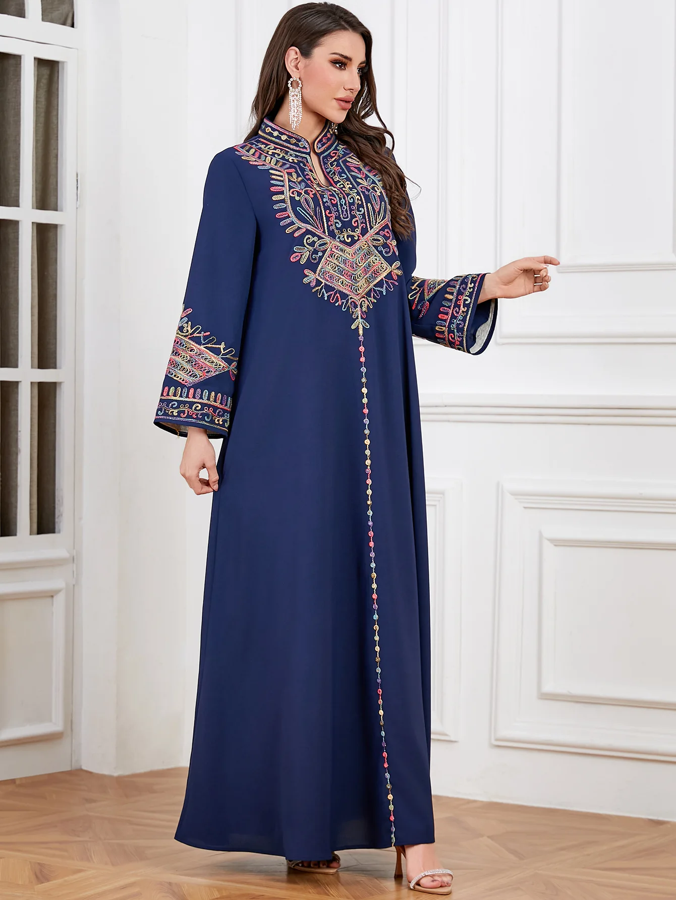 Femme Musulmane Vestidos Jalab - огляд і ціна Embroidery Kebaya
