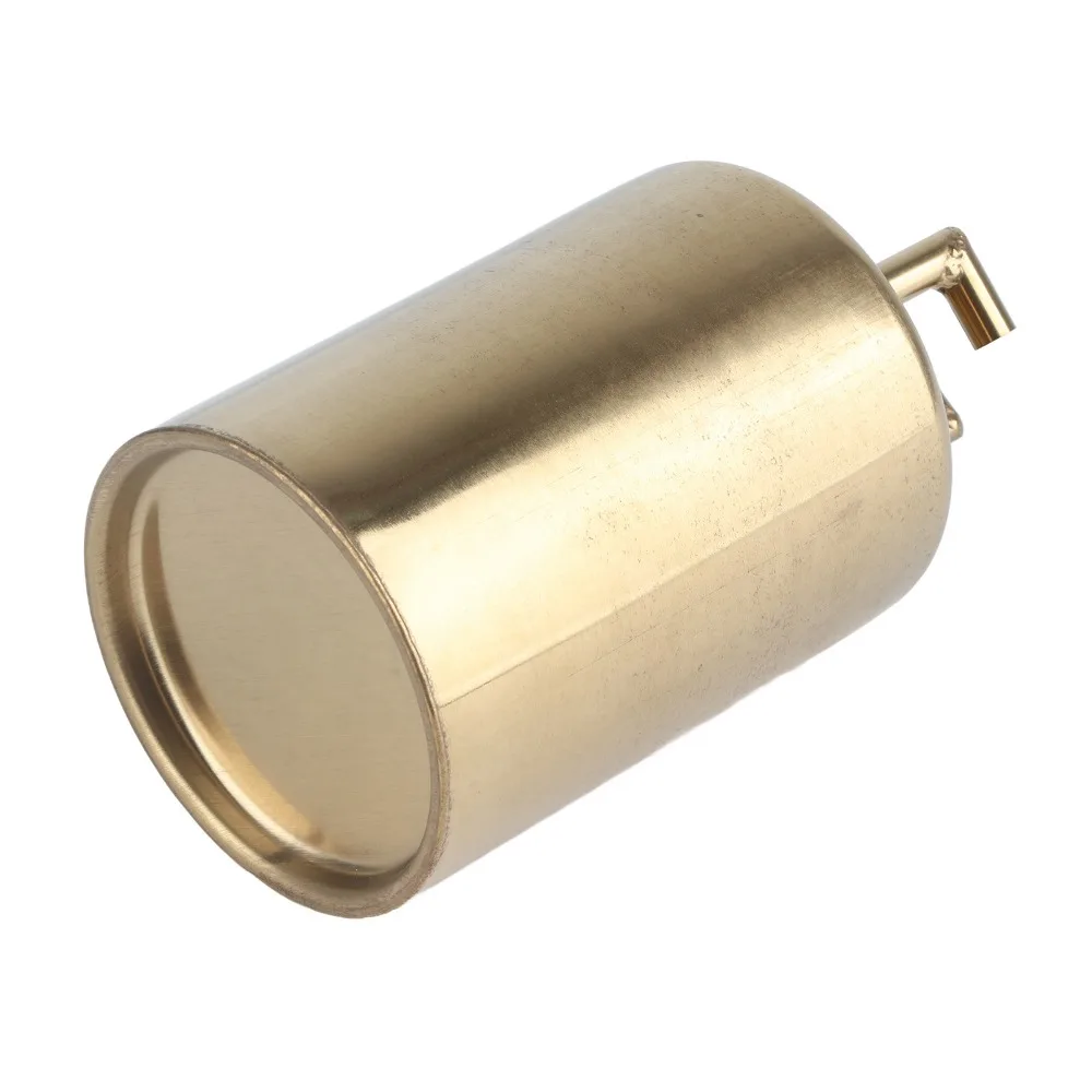 Gold Single Tube Pure Copper Goldsmith Oil Pot Copper 15.8x8.5cm Air Valve Adjustable Melting Welding Tool
