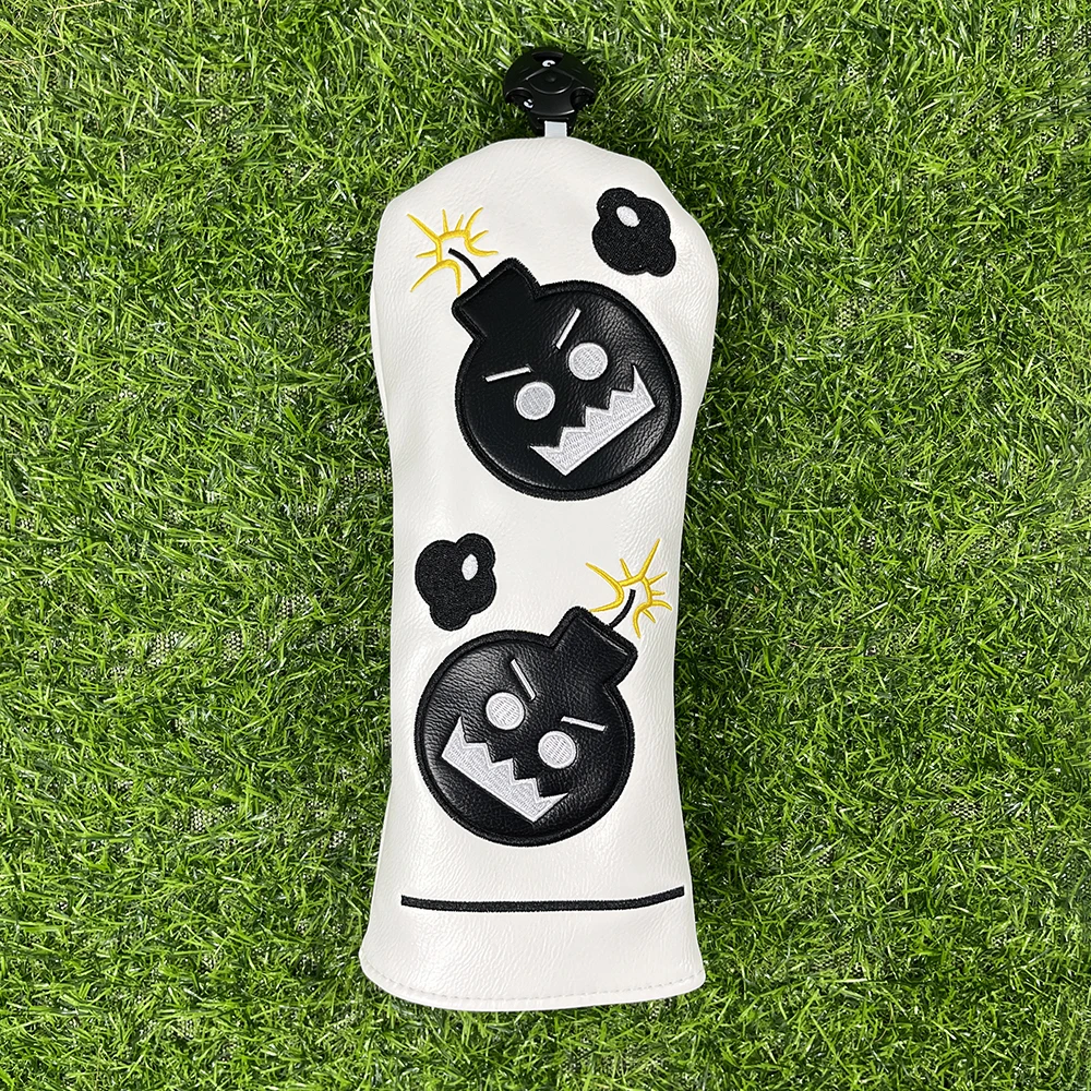 Devil Golf Club Cover Head Cover Protective Cover 135 Fairway Wooden Chicken Leg Stick Cover Pusher Cover image 4