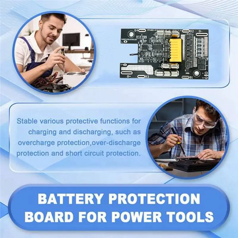 ABJF-For 21700 Battery Protection Board BL1830 BL1840 BL1850 BL1860 Power Tool 9A Fast Charging Battery Pack