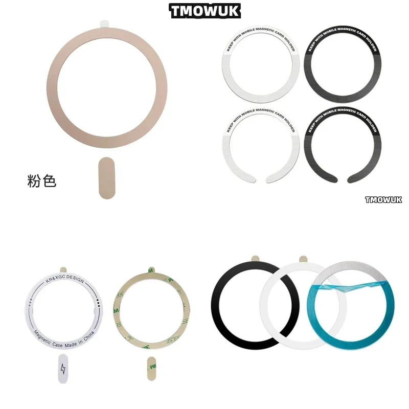 

Для Xiaomi Redmi K40 K60 MIX Fold 2 3 4 Pro Ultra для Magsafe - Премиальная магнитная металлическая пластина-кольцо для беспроводной зарядки