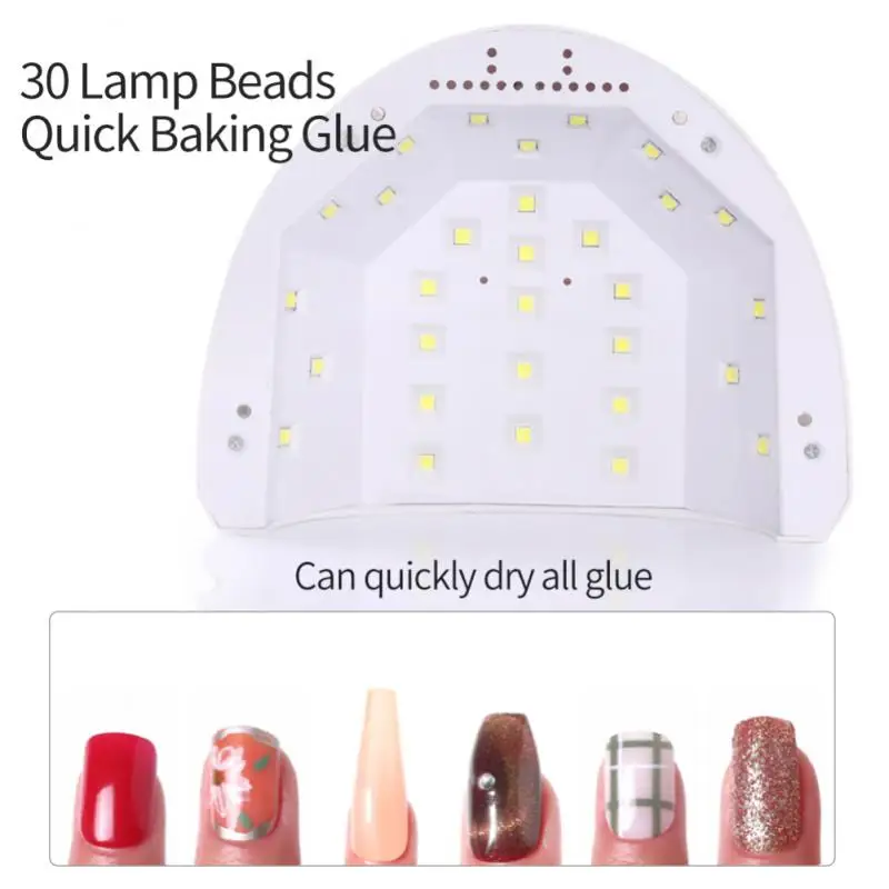 36/ /96W Nail Lamp For Drying Nails UV LED Lamp Cure Gel Nail Polish Timer Auto Sensor Nail Dryers EU/USB Plugs