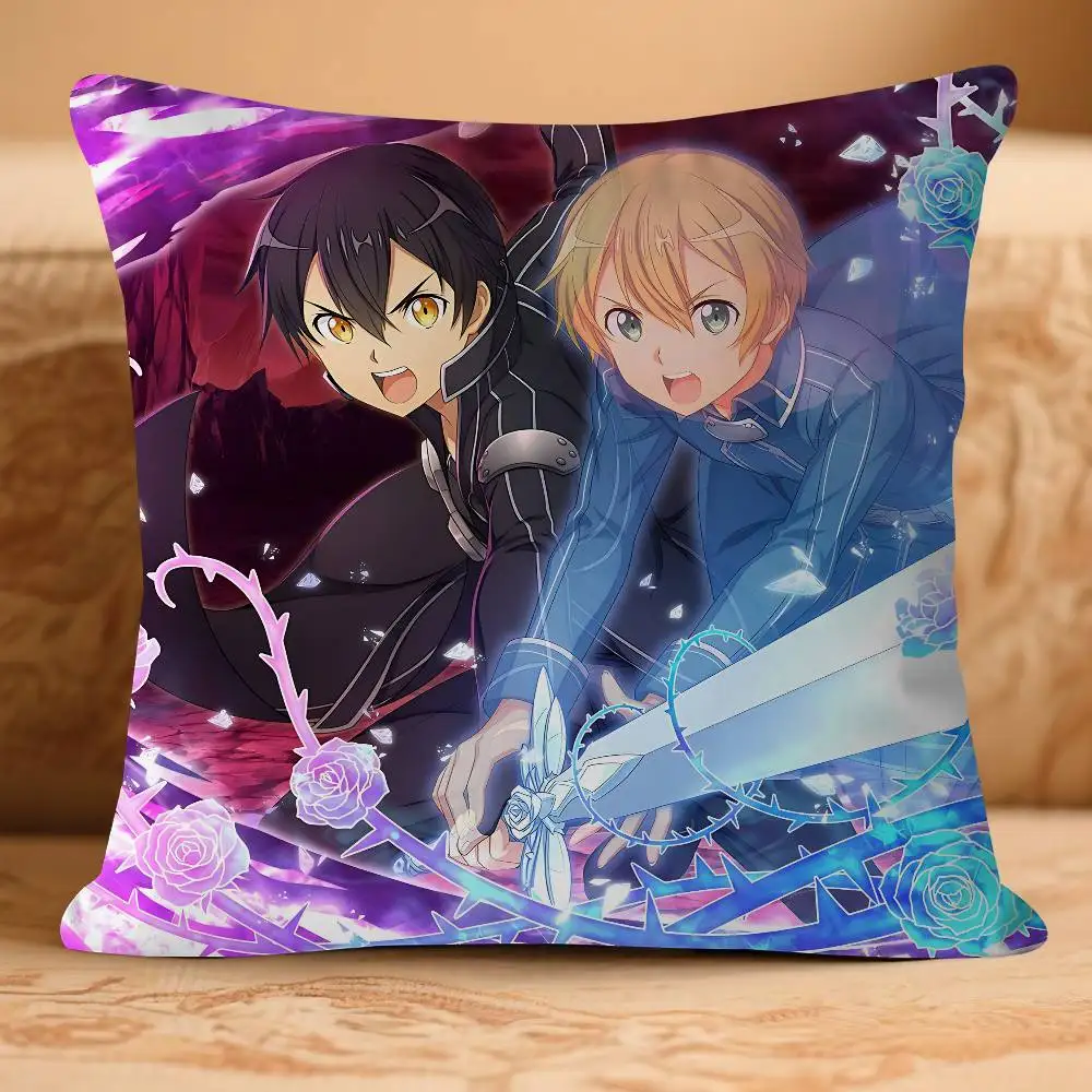 السيف الفن على الانترنت وسادة شخصية غطاء غبار غرفة نوم الاطفال حزب الديكور المخدة عيد ميلاد الأطفال هدية #5