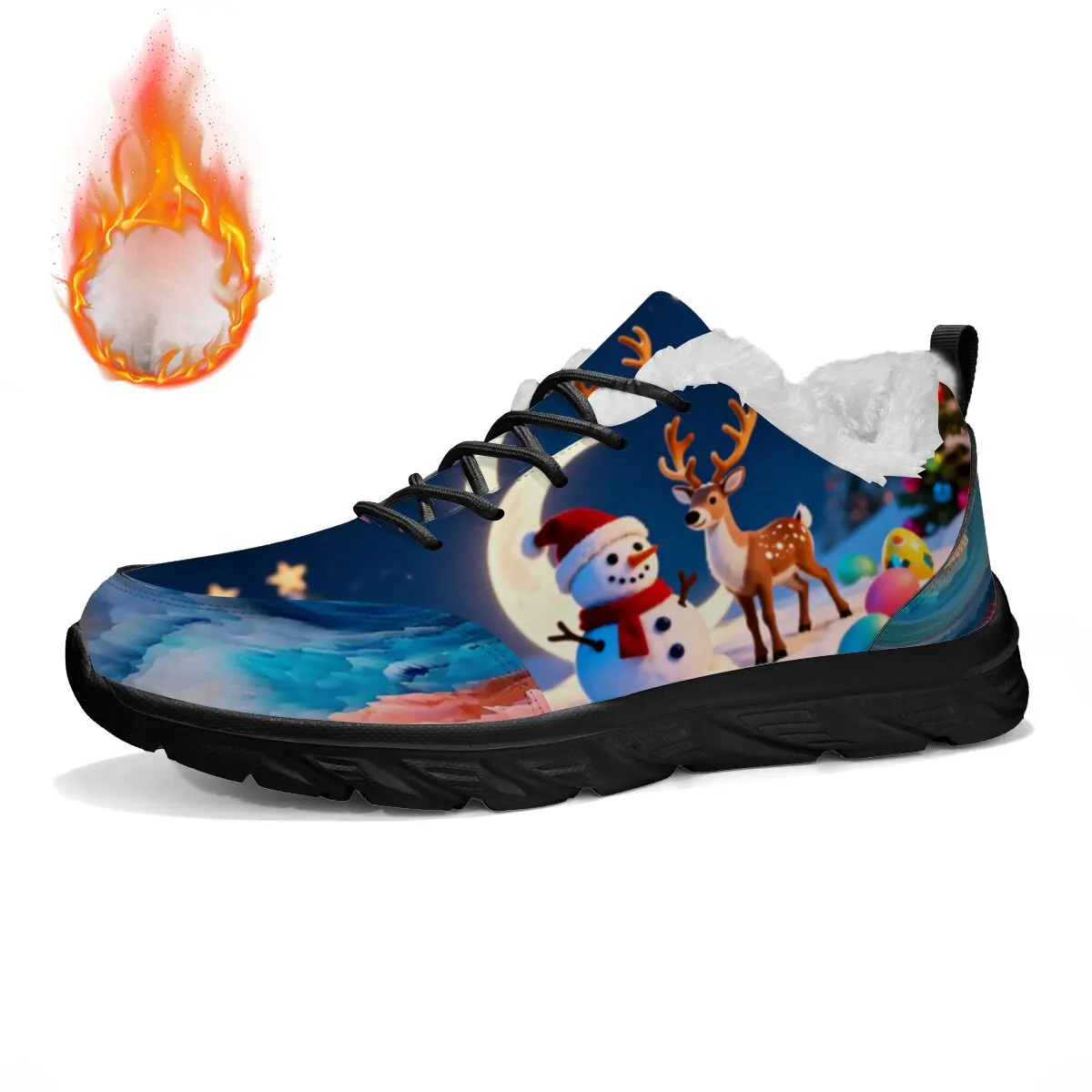 

Рождественские удобные мужские кроссовки, легкая прогулочная обувь, нескользящая спортивная обувь для тренировок в тренажерном зале, скейтбординга для мужчин, спортивная обувь