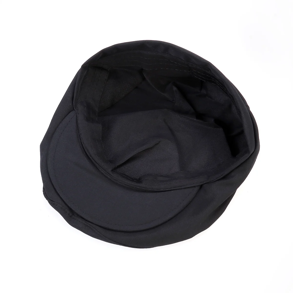 Cappello da cuoco Berretto da cameriere nero da cuoco Uniforme da cucina traspirante per ristorante Hotel Cafe Abbigliamento da lavoro da cucina scolastico