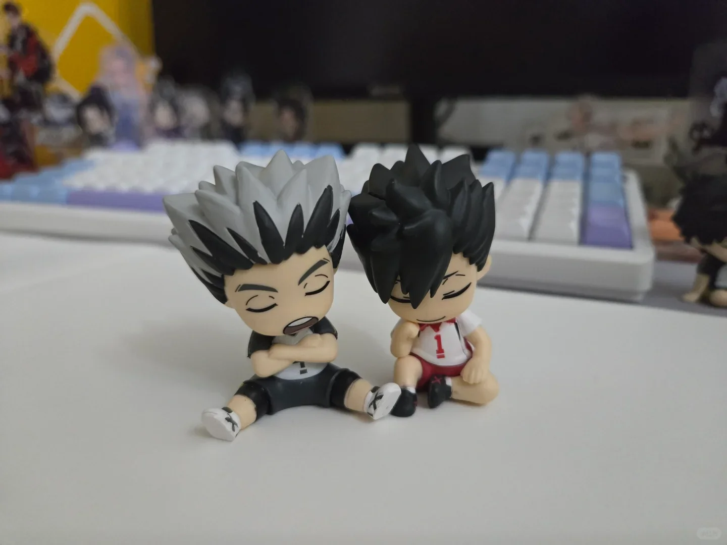 Nowy Produkt w Magazynie Japońskie Anime Siatkówka Młodzieżowa Od Ramienia do Ramienia Sleep Blind Box Ręcznie Robiona Ozdoba na Biurko Pamiątka — zdjęcie 6