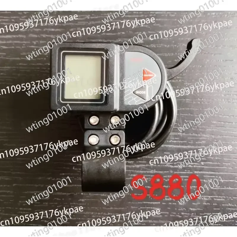 for Electric Scooter 36V 48V Accelerator Throttle with LCD Display Odometer Speed Control Switch Replacement Part High
