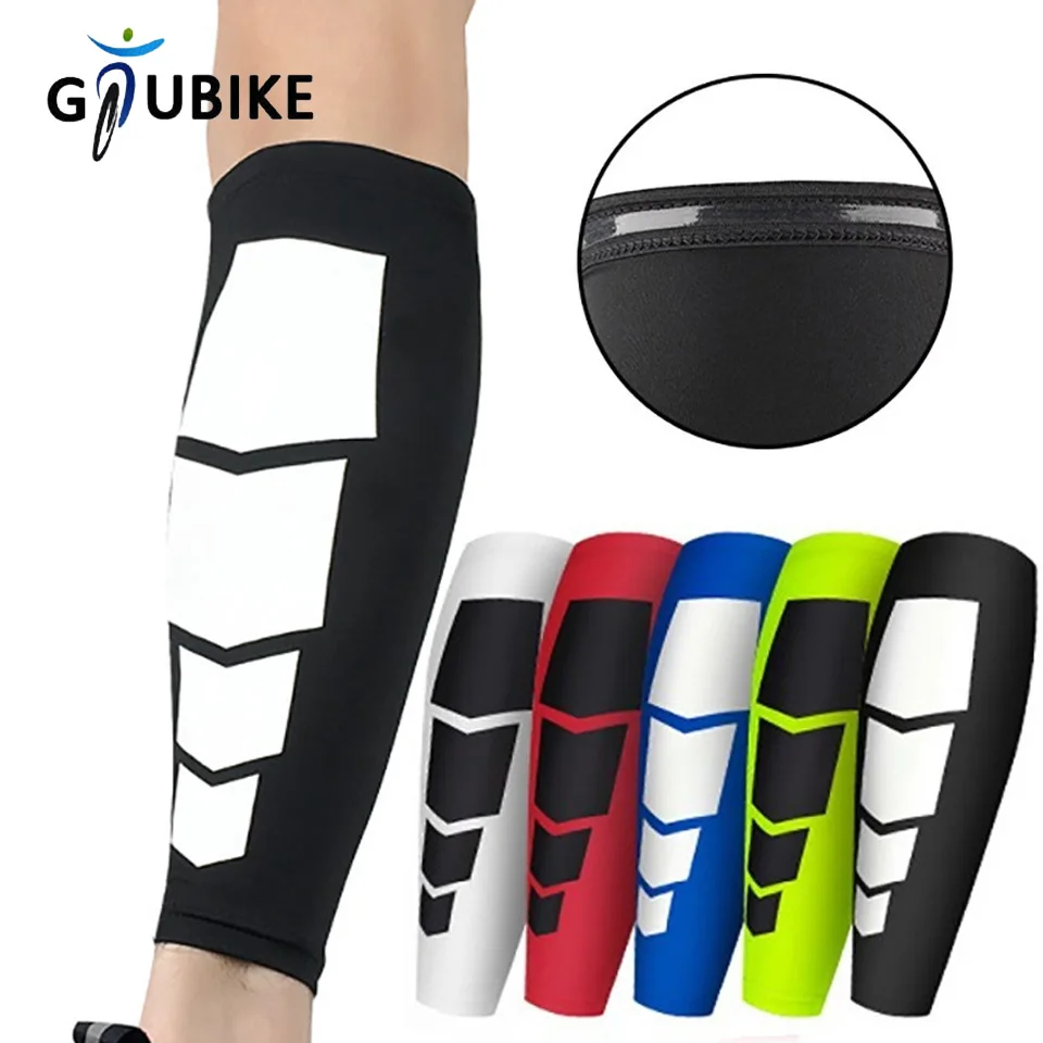 GTUBIKE, 1 Uds., mangas deportivas de compresión para pantorrilla, calcetín de compresión para piernas, espinillera para correr, férula para venas varicosas, alivio del dolor de pantorrilla, protectores de pantorrilla