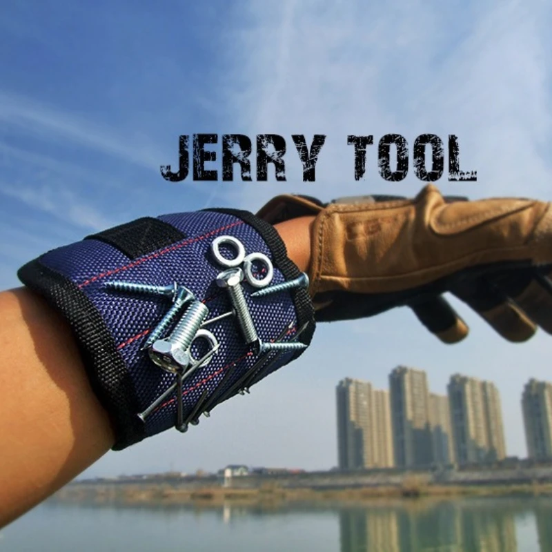 Magnetic Wrist Strap Kit Electrical Accessories Magnet Pickup Adsorption Screw Magnetic Wrist Strap