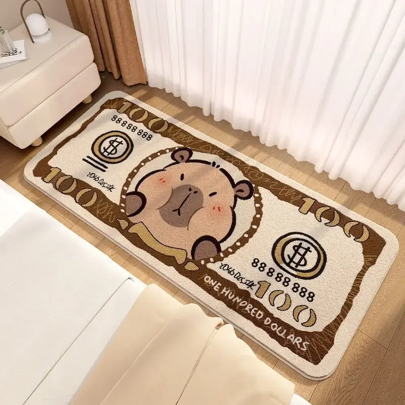Cartoon Style Bedroom Decor Plush Carpet Home Washable Rug Thick Anti-slip Carpets for Living Room Fluffy Soft Bedside Floor Mat