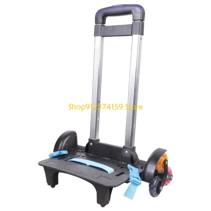 G5AE 6 Hand Cart Foldable Trolley Cart Backpack Trolley for School Bag
