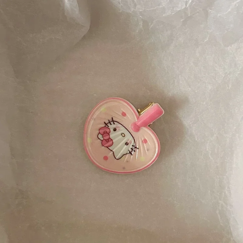 Cartoon Sanrio Hello Kitty Hair Clip For Women Girls Kawaii Side Clip Hairpin Cute Duckbill Clip Children Hair Accessories