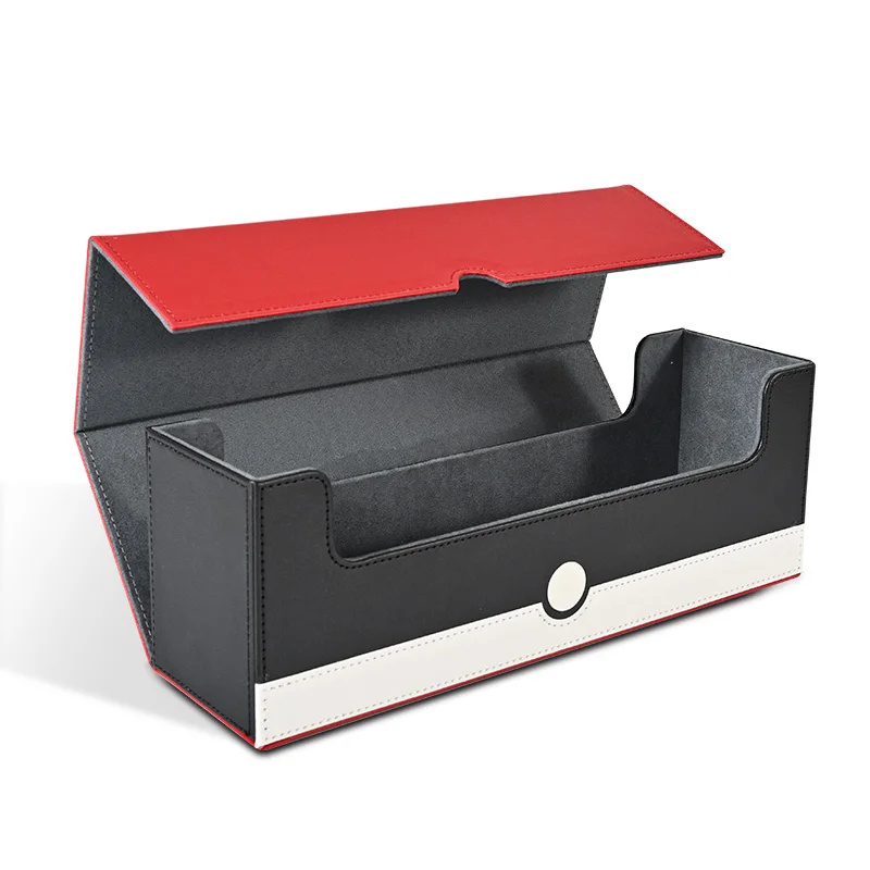 

Card Deck Case for Trading Cards,PU Leather Magnetic Closure Card Storage Box Hold 600+ Single Sleeved Cards Fit for MTG TCG