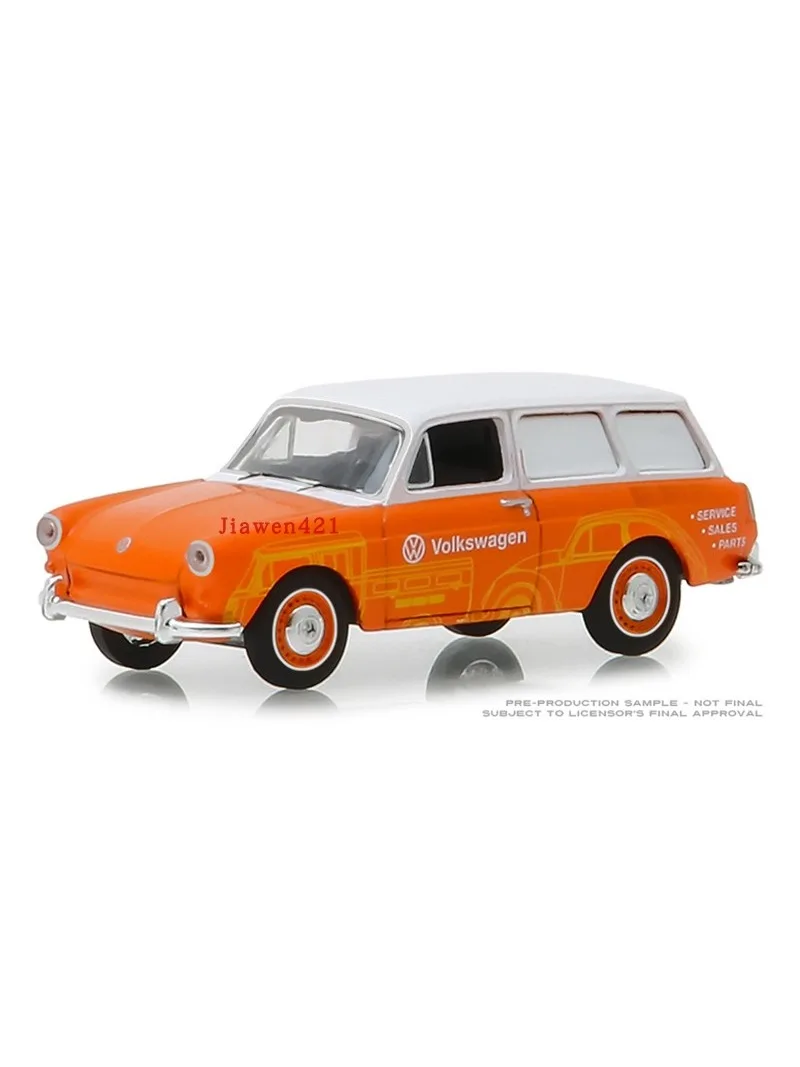 1:64 1966 Volkswagen Type 3 Volkswagen กล่องรถบรรทุกรถขั้นสูงรุ่นสะสม