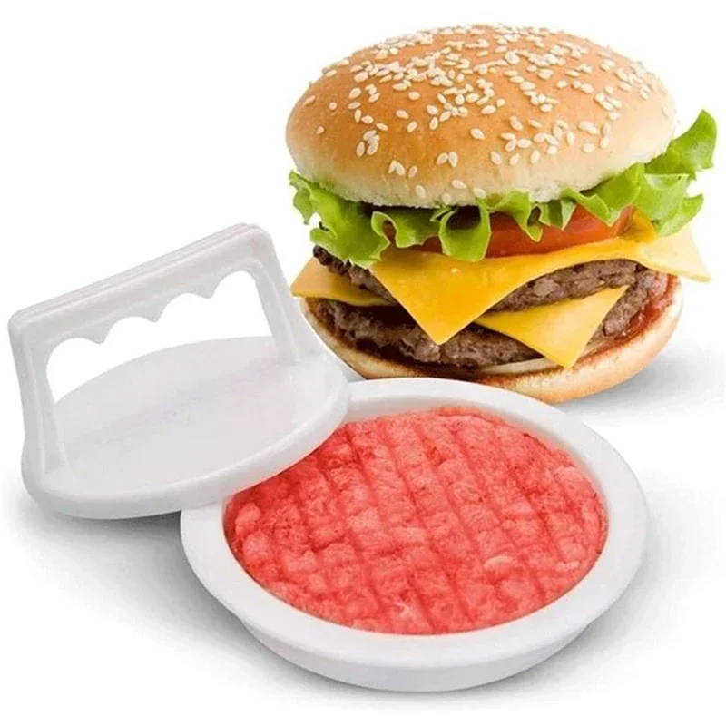 1pc Multifunctional Meat Press  Plain Meat Pie Tool Plastic Burger Press Hamburger Patty Shape Hamburger Press Patty Mold