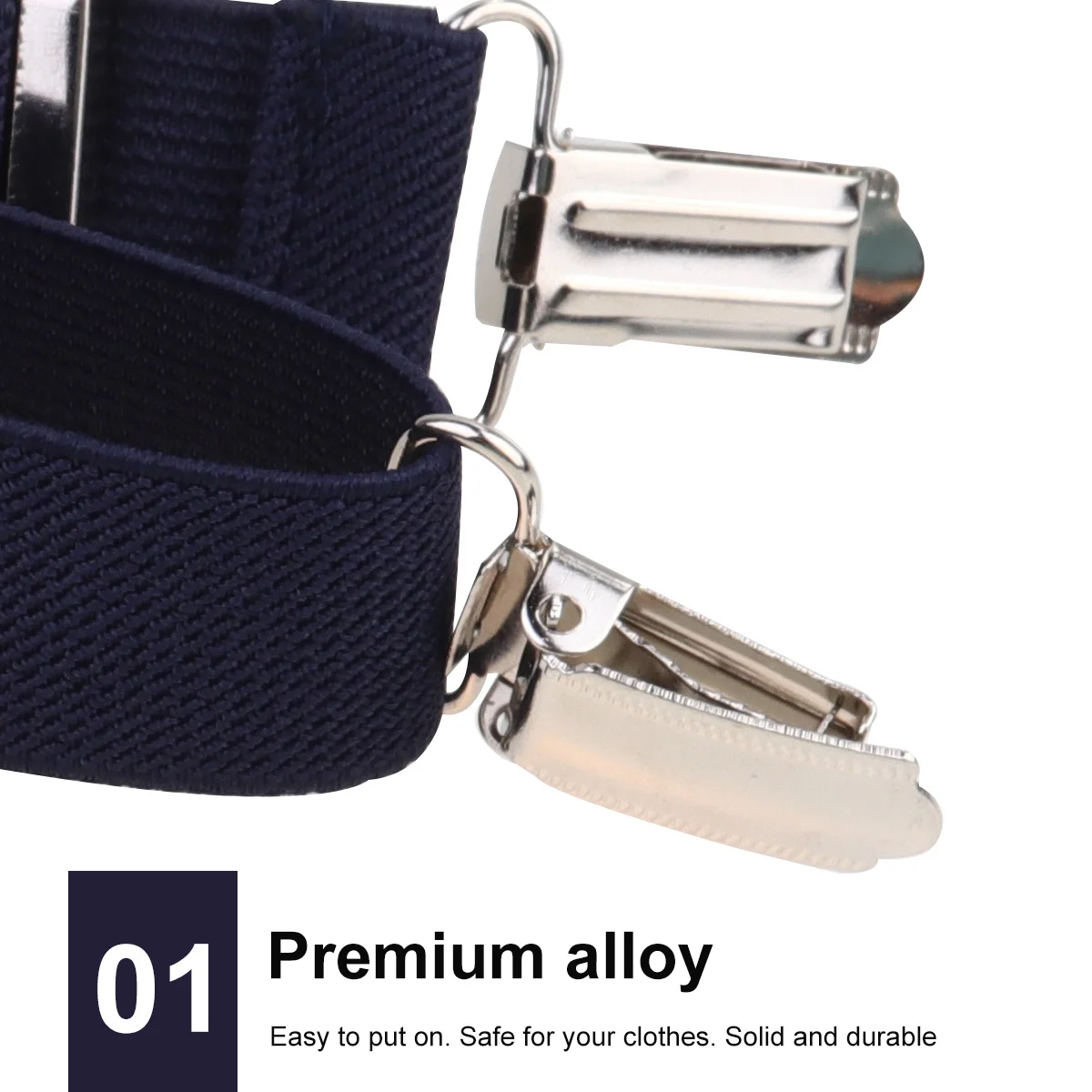 

2Pcs Glove Holder Clip Ergonomic Gloves Catcher Hat Hanger Adjustable Elastic Mittens Clip Outdoor Winter Dark Blue