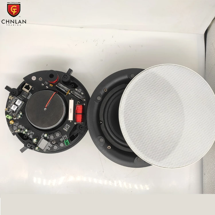 

CS386 Chnlan 2 Way Home Theatre Mobile Wireless Remote Control Frameless Active Blue Tooth WIFI Ceiling Speaker HiFi Sound