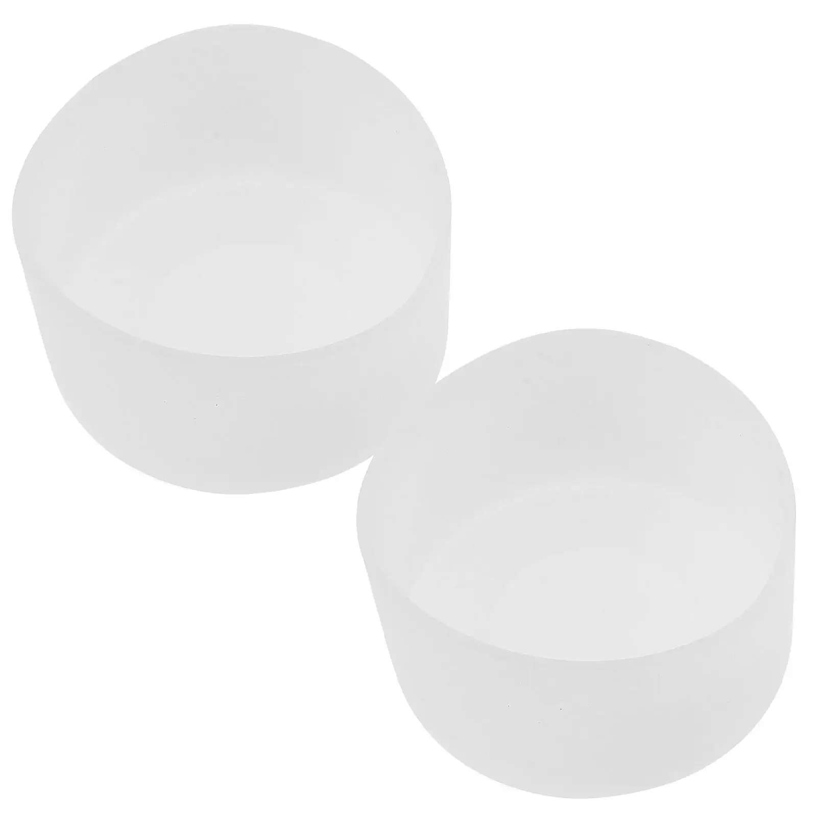 

2Pcs Cup Bottom Protector Transparent Silicone NonSkid Heatproof WearResistant Bottle Covers Home Supplies Plastic Boot