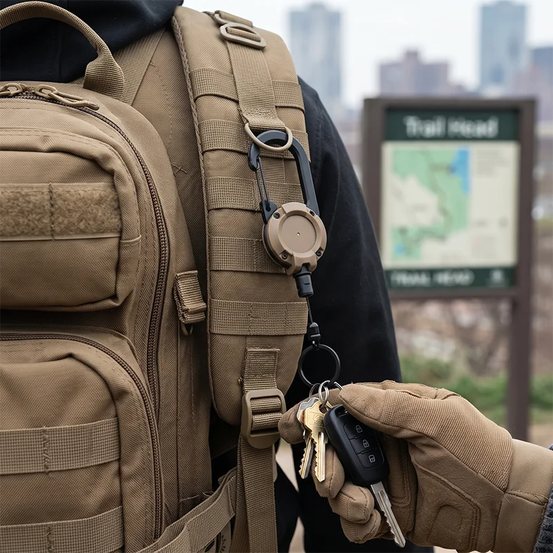 10PCS Carabiner Retractable Ke - đánh giá và giá Reel Bag