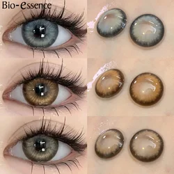 Bio-essence-lentillas coreanas de colores, lentes de contacto para ojos grandes, rosas, azules, 1 par
