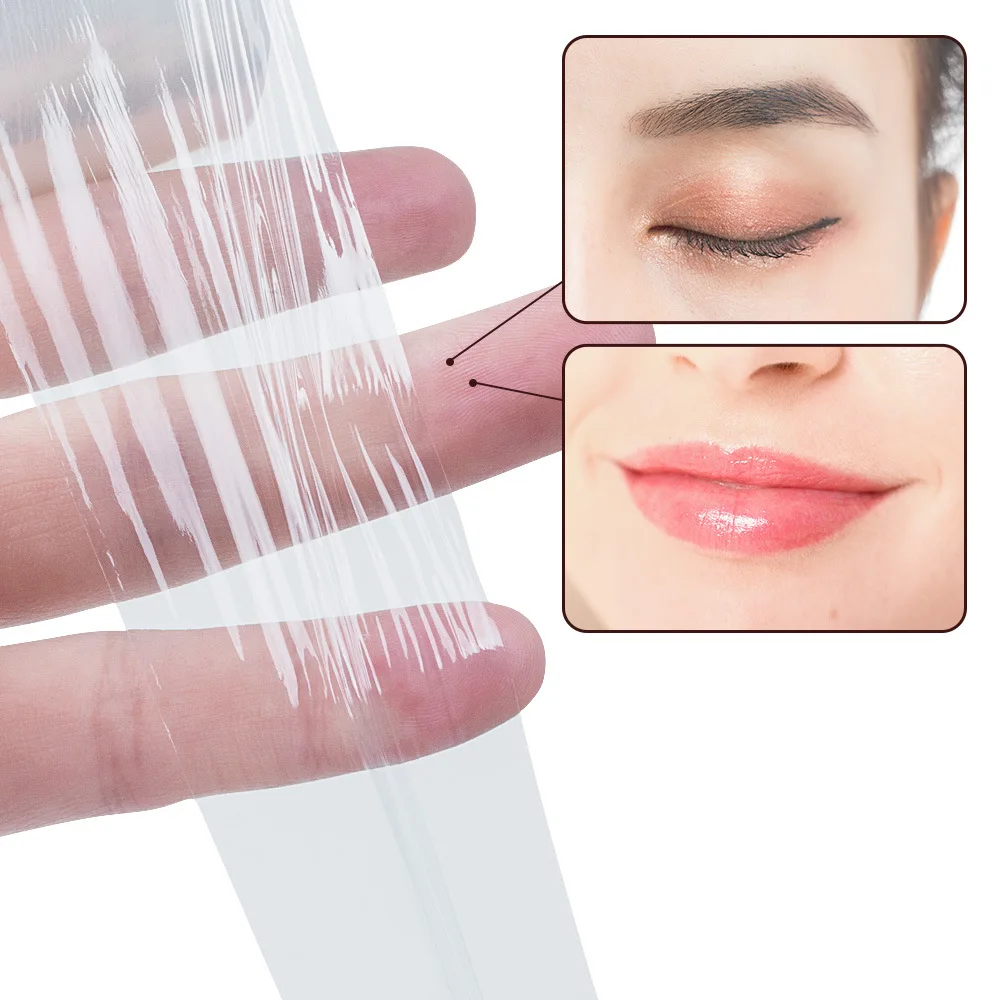 1pc Tattoo Film Wrap Clear Cover Microbading Plastic Preservative 42mm*200mm Disposable Eyebrow Lips Transparent PMU Supplies