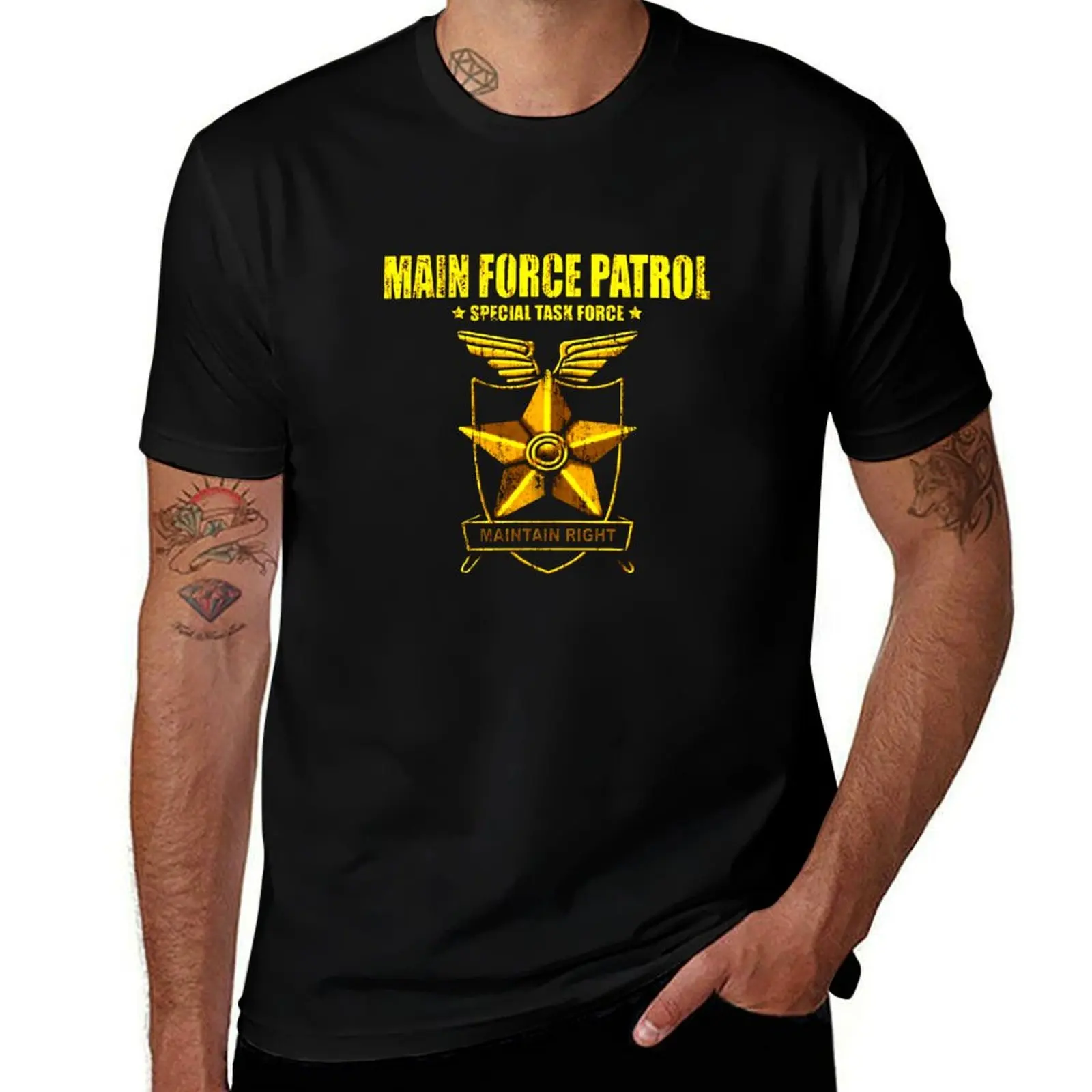 Mad Max - Main Force Patrol T-Shirt Fitness Quick Dry Short Sleeve Top