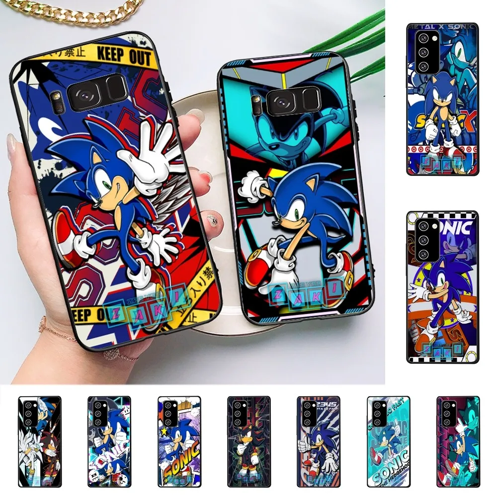 S-Sonices-Blue-T-The-H-Hedgehoges Phone Case For Samsung Note 8 9 10 20 pro plus lite M 10 11 20 30 21 31 51 A 21 22 42 02 03