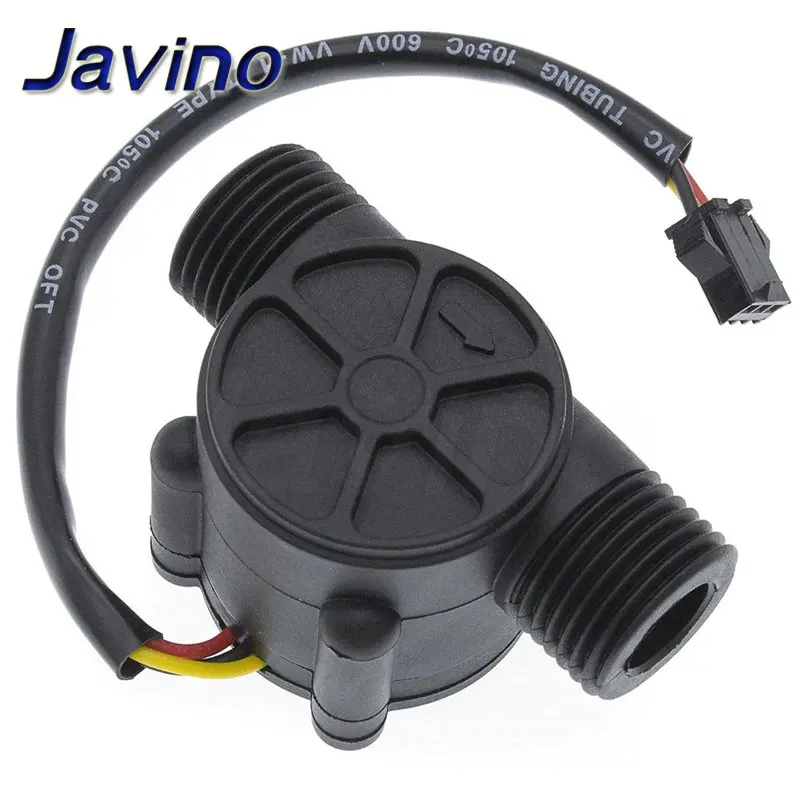 Water Flow Sensor DC 5-18V Flowmeter Hall Flow Sensor Water Control Liquid Flow Sensor Switch 1-30L/min 2.0MPa YF-S201