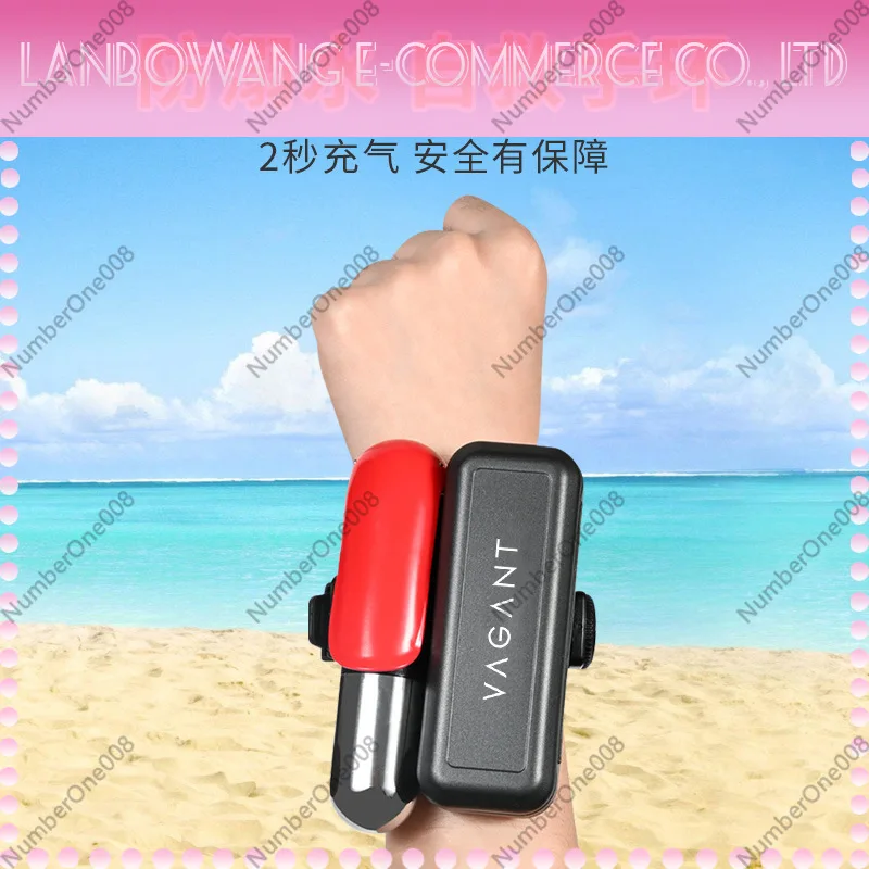 Outdoor Swim Fish Dive Life Bracelet Automatic Inflatable Anti-Drowning Self-Rescue Arm Ring High Buoyancy
