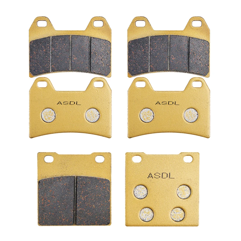 Motorcycle Front and Rear Ceramic Brake Pads For Suzuki GSX400X Impulse GSX400 Inazuma GSX1200 GSX400 1200