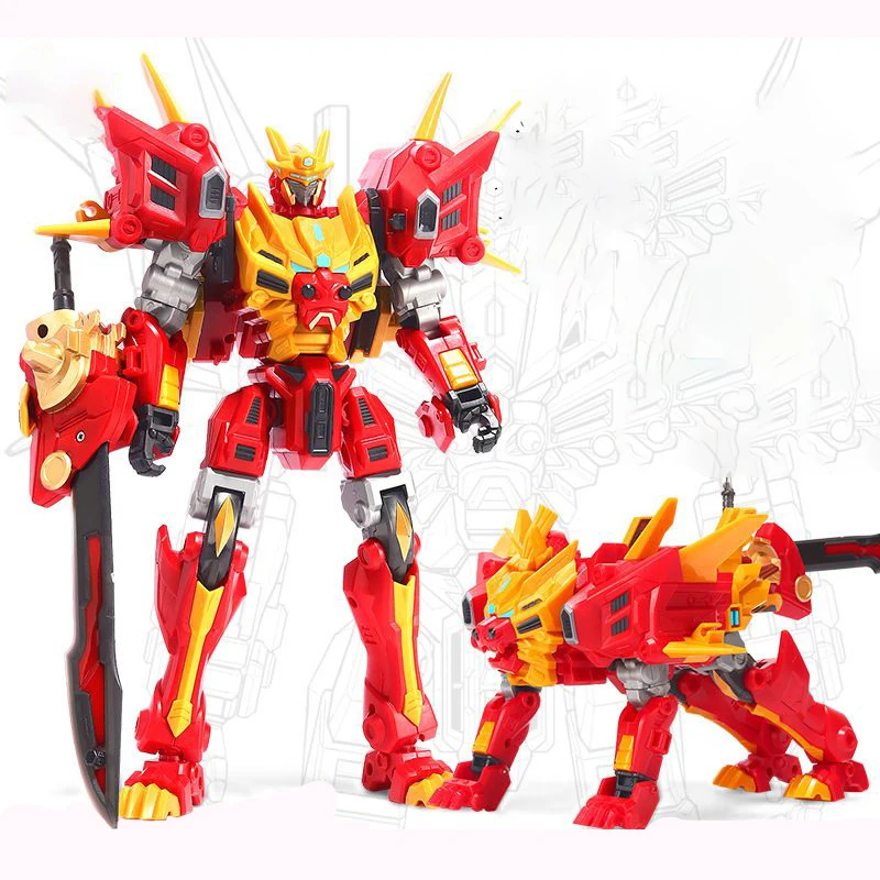 Conjunto de robô de deformação, faça você mesmo, deformação combinada, 7 ''/18cm, modelo de plástico, brinquedos, figura de anime, meninos, brinquedo surpresa de aniversário, coletar presentes