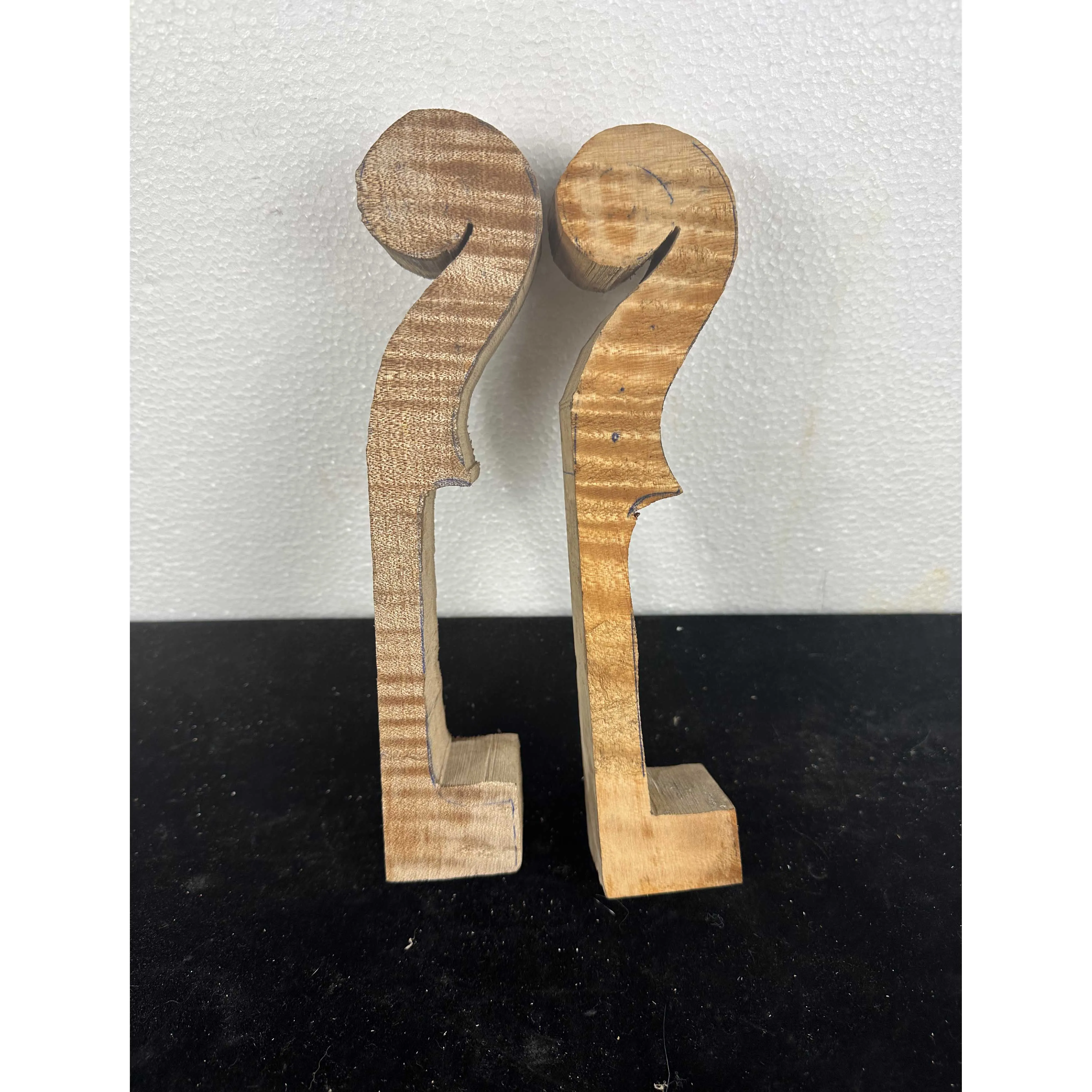 AAA Grade Maple Violin Neck, Original DIY Parts, Used for Making Violin Neck Materials