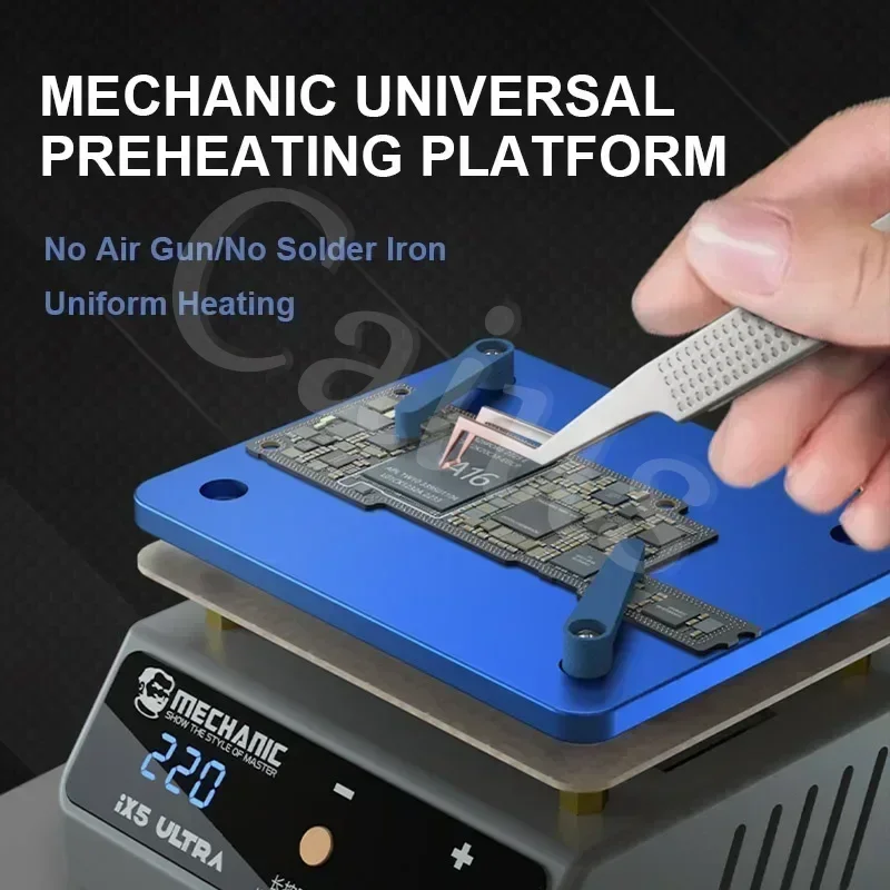 MECHANIC IX5 Ultra Vorwärmstation Layered Vorwärmerplattform Thermostat für Android/IPhoneX-14Pro Max Motherboard Reparatur