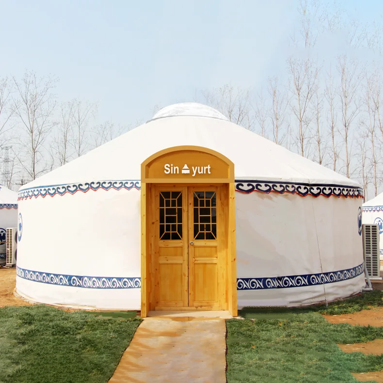 safari tent luxury mongolia traditional houses outdoor glamping yurt tent