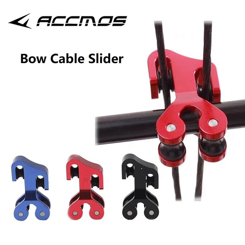 Bogenschießen Bowstring Separator Aluminium Legierung Verbindung Bowstring Splitter Roller Kabel Rutsche Outdoor Jagd Schießen Zubehör – Detail 2