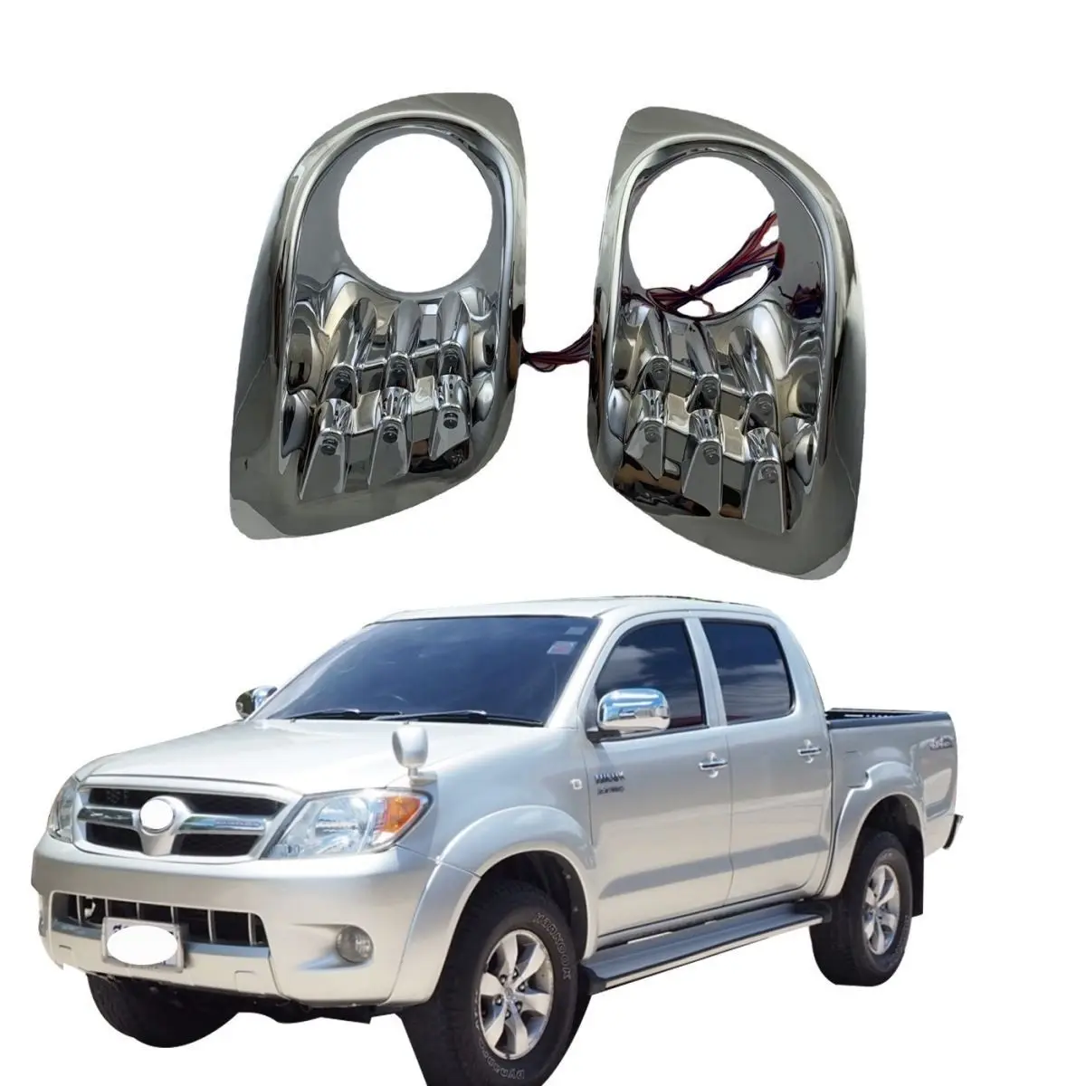 

Фара для Toyota Hilux Vigo 2005 года, светодиодная, аксессуары для авто, противотуманная фара Vigo Hilux