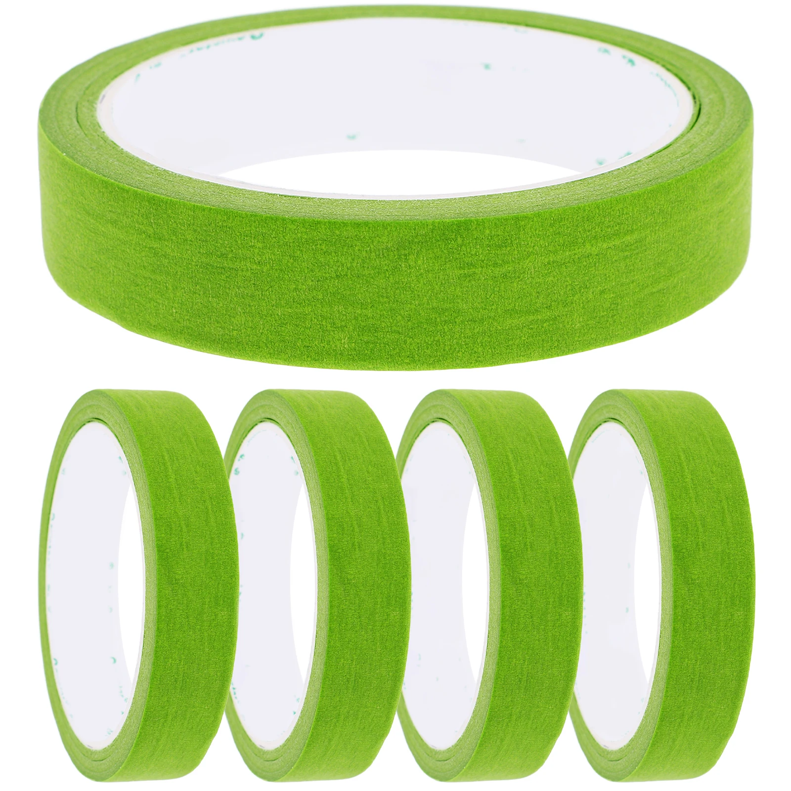 

5pcs Blue Fluorescent Masking Tape Sticky Repositionable Art Craft Tapes for Classroom Home Garage Easy to Tear Cover Paint