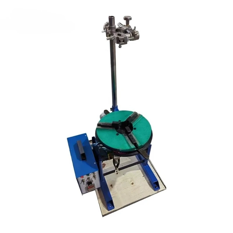 Spot 50kg TIG MIG welding turntable rotator, automatic welding rotary positioner, round table, with welding gun bracket