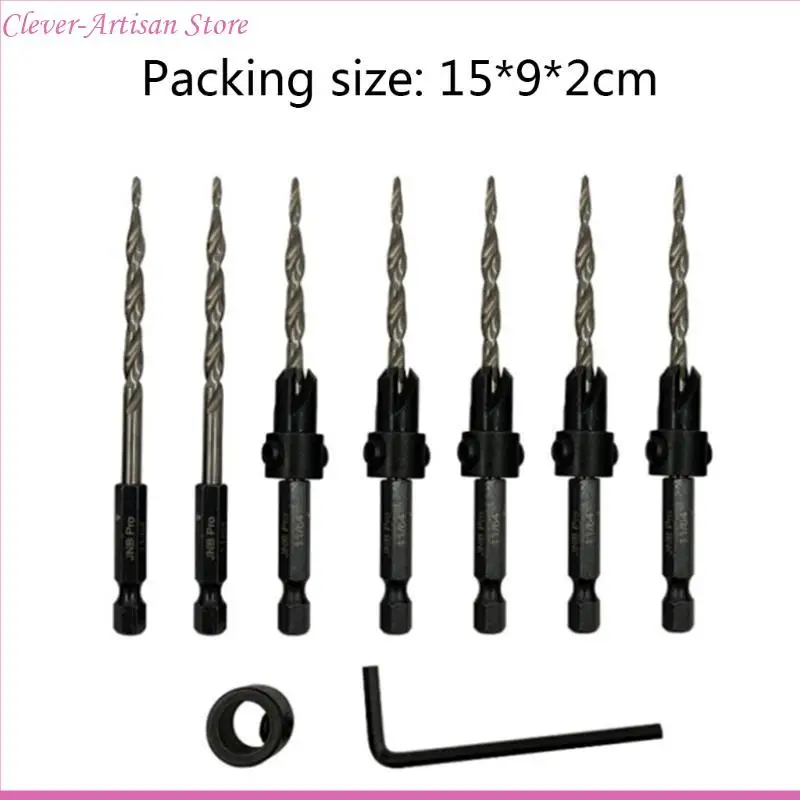 E06B Hoge snelheid stalen inch Taper boorbits Power Tool Onderdelen Zhexagonaal vermogensgereedschap