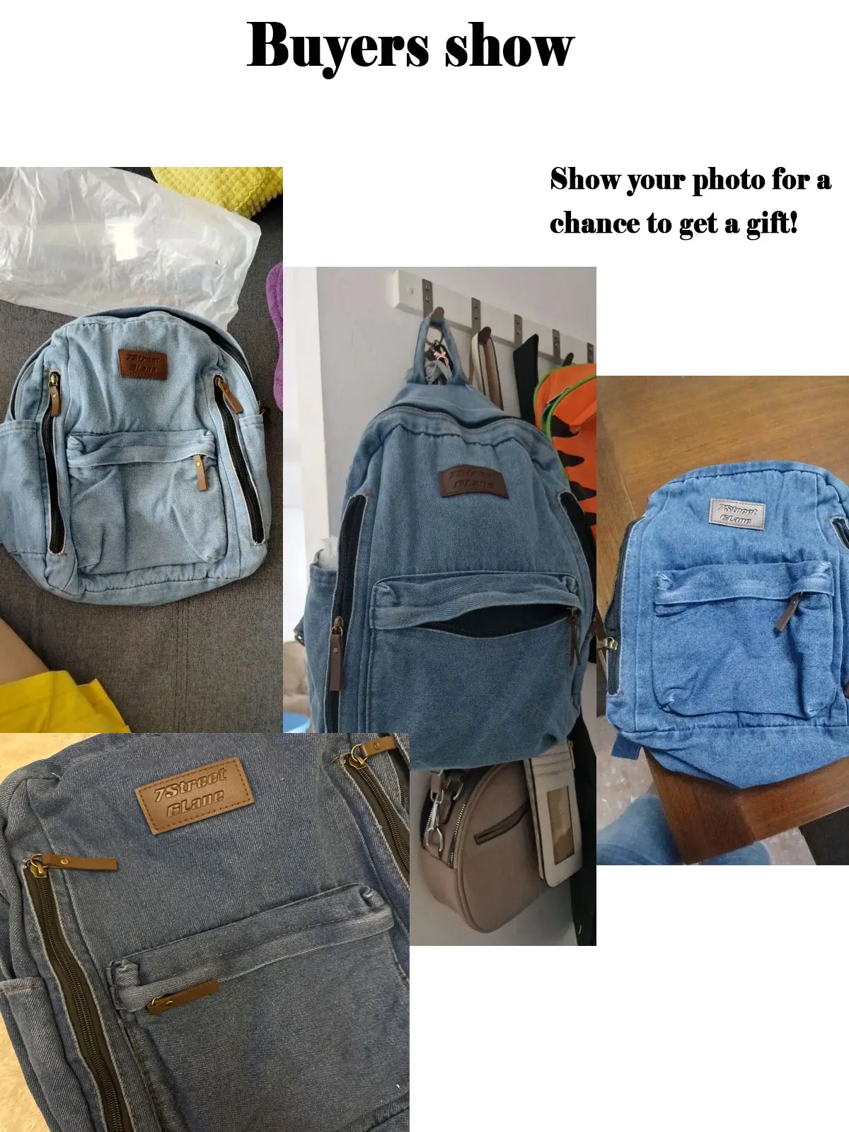 حقائب ظهر عصرية من قماش الدنيم للمدرسة حقيبة جينز للطلاب جيوب متعددة حقيبة ظهر ذات سعة كبيرة Mochila De Escola Feminina 2023