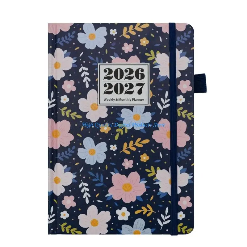 

U2JE 2026 Yearly Organizers Notebook Time Management Journal Daily Planner For Travelers With Structured Planning Layouts