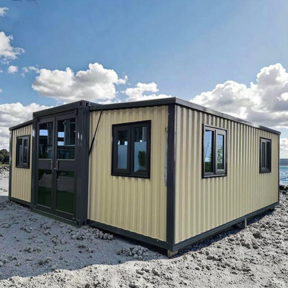 

Сборный модульный контейнерный дом, 40-футовая плоская упаковка, расширяемая модульная кабина для офиса и жизни, транспортные контейнеры для дома