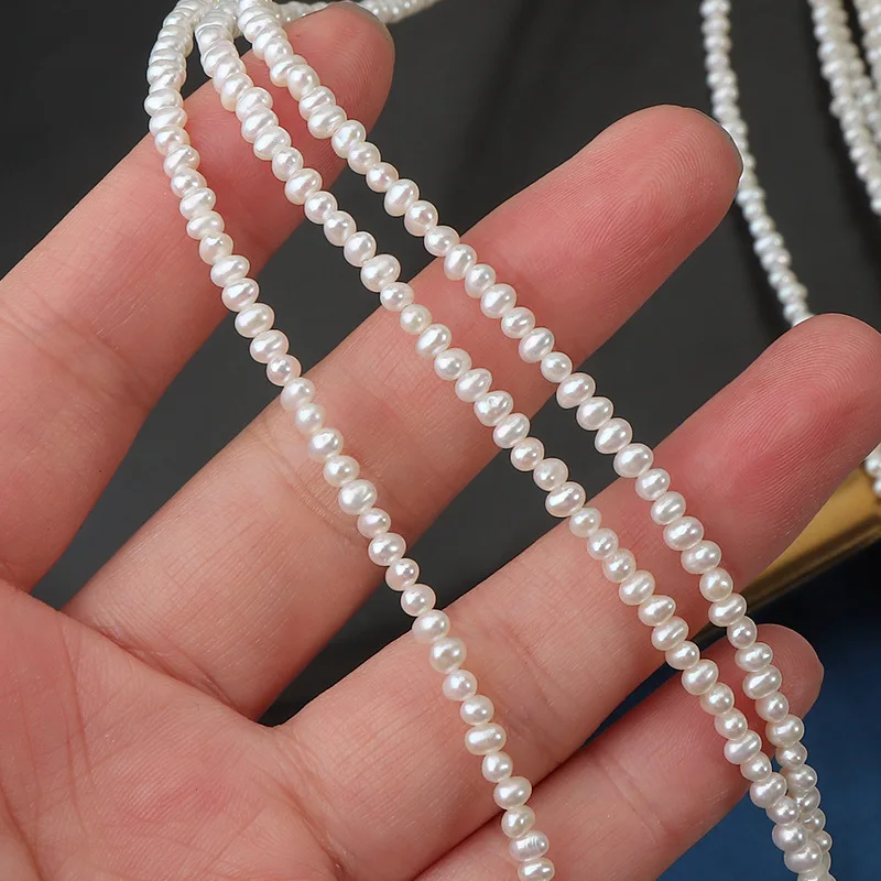 

Non Nuclear Smooth 15 "2-3mm Small Potato, Natural Pearl, Small Punch Semi-finished Product